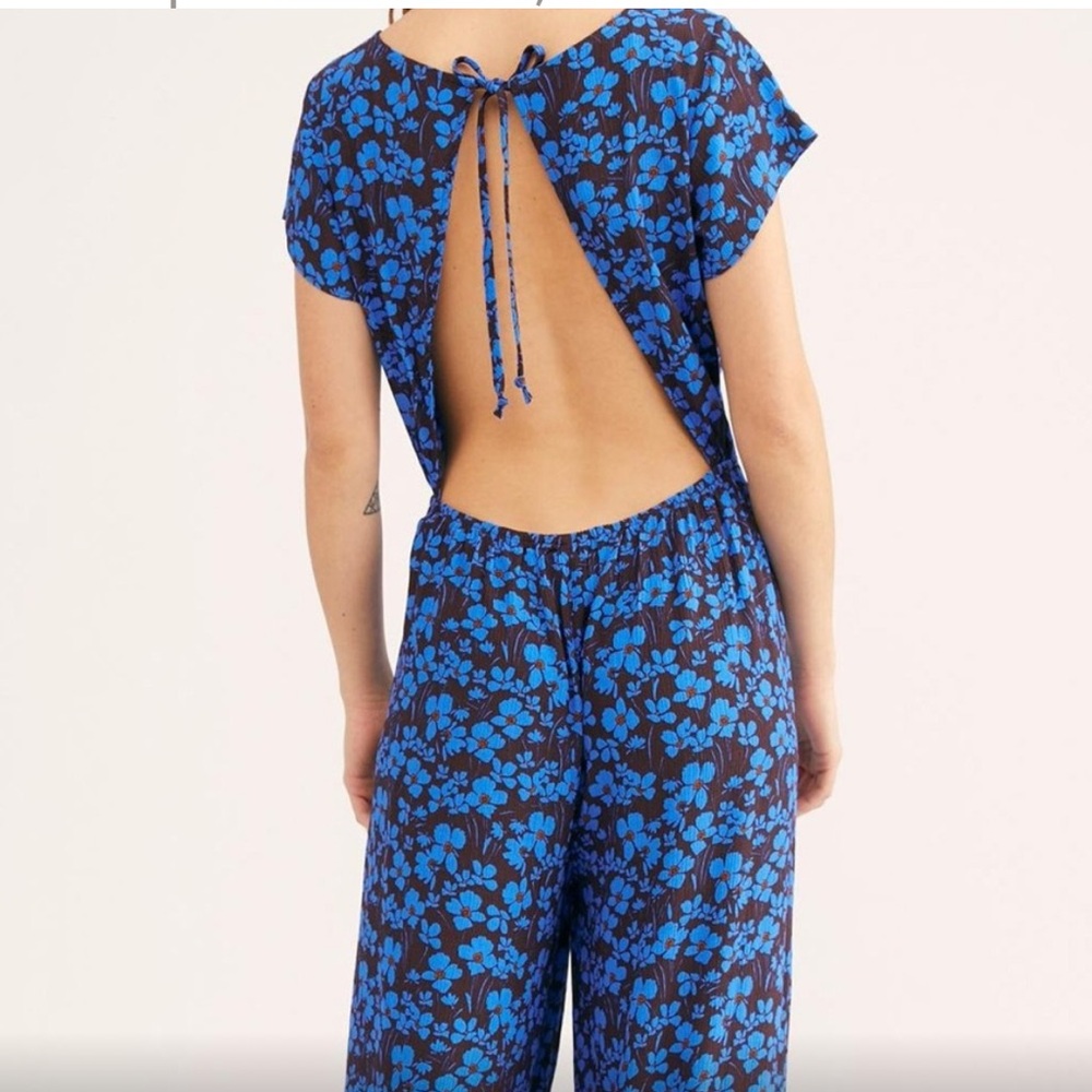 Free People Floral Jumpsuit
